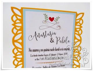 Invitaciones Bodas - Diseño Moderno y Actual - Modern Design On Trend.