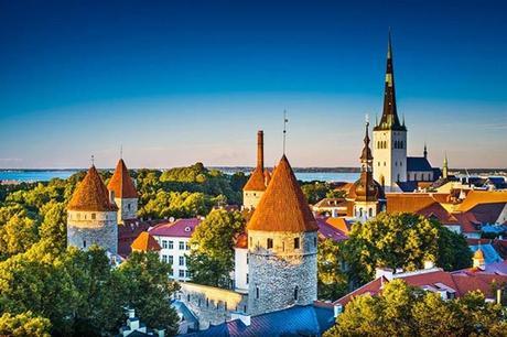 Tallin, Estonia. Mapa Tours.