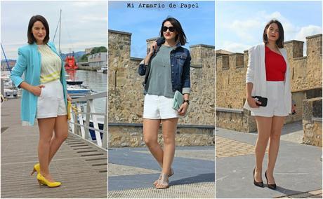 Cómo Combinar unos Shorts Blancos - Propuesta 3