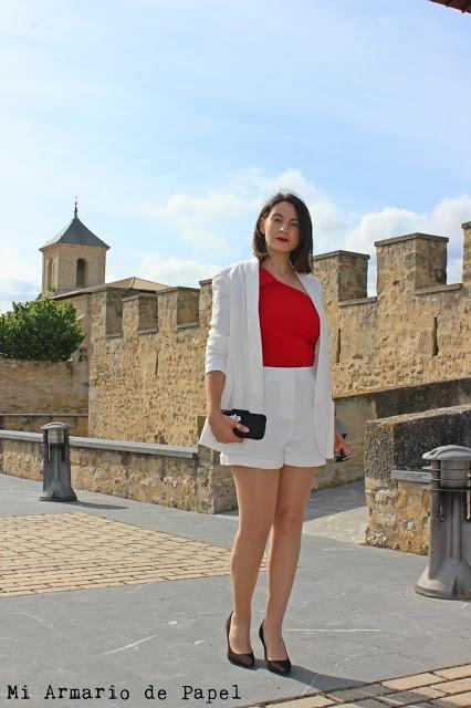 Cómo Combinar unos Shorts Blancos - Propuesta 3