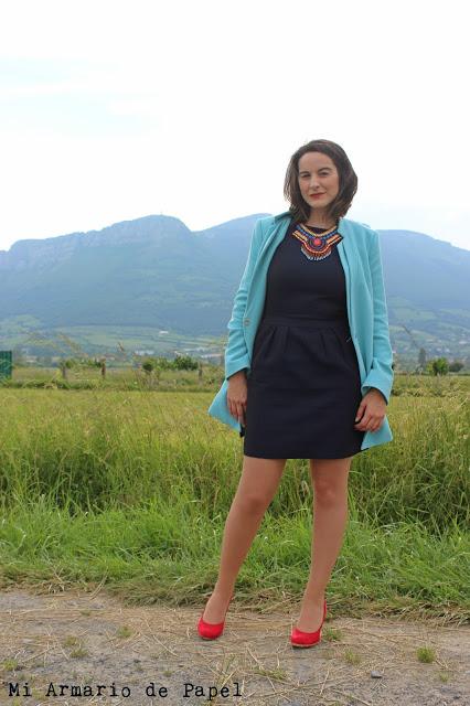 Cómo Combinar un Blazer Azul Cielo - Propuesta 1