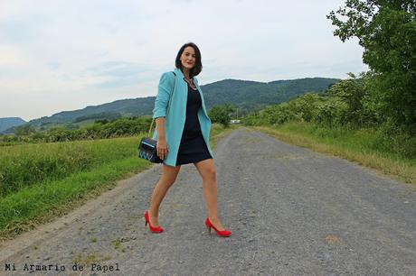 Cómo Combinar un Blazer Azul Cielo - Propuesta 1