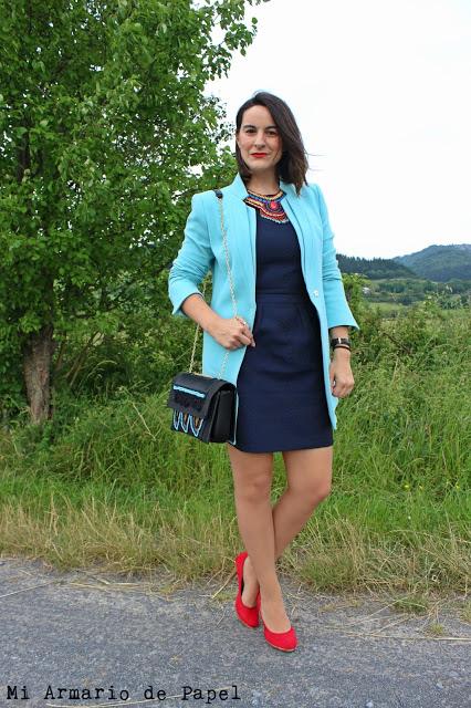 Cómo Combinar un Blazer Azul Cielo - Propuesta 1