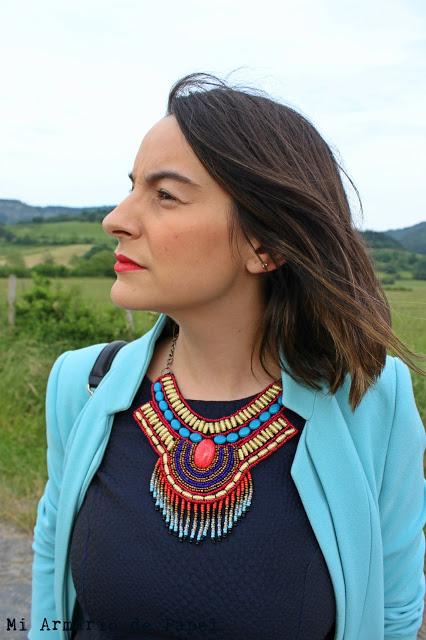 Cómo Combinar un Blazer Azul Cielo - Propuesta 1