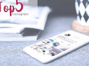Top5 Instagram Agosto