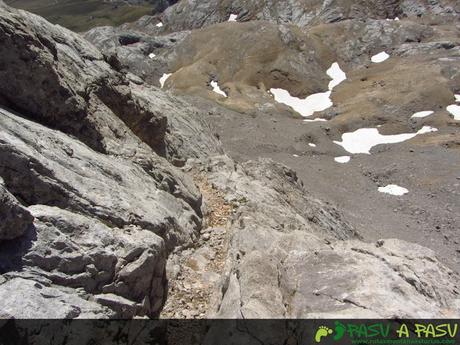 Bajando la grieta del Tiros Navarro