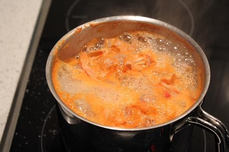 Pimientos del Piquillo rellenos de gambas