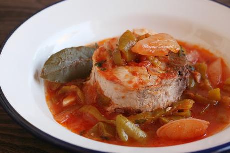 Bonito con Verduras