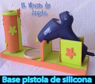 DIY Como hacer una base para la pistola de silicona