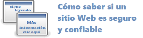 Como saber si un sitio es seguro