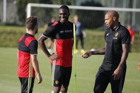 Robert Martínez y Thierry Henry, tándem de lujo en el banquillo belga