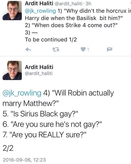 Se arma revuelo relacionado con J.K.Rowling y la sexualidad de Sirius Black, descubre toda la verdad aquí