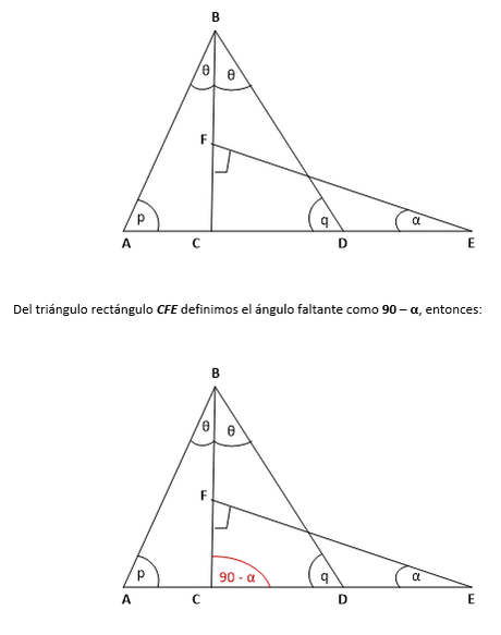 Ejercicios resueltos sobre ángulos