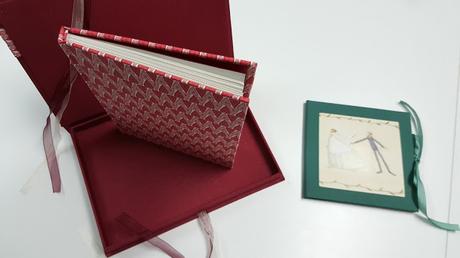 Clases mensuales  de encuadernación y cartonnage en Bilbao.