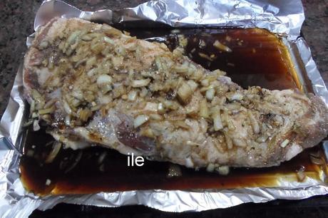 Pechito de cerdo a la coca cola