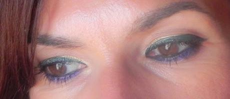 Look con delineado Debby y pigmento Nyx Space Pearl