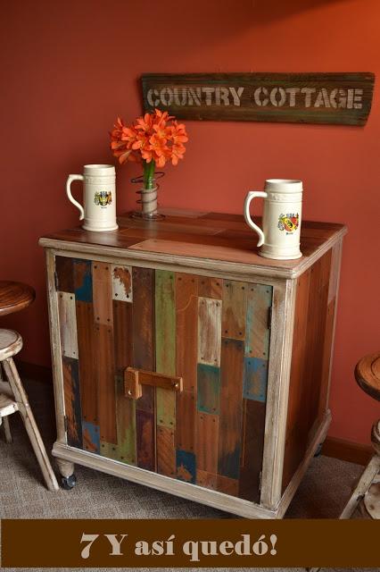 Cómo trabajamos para crear un simil madera recuperada