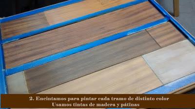 Cómo trabajamos para crear un simil madera recuperada