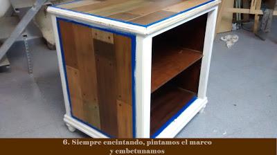 Cómo trabajamos para crear un simil madera recuperada