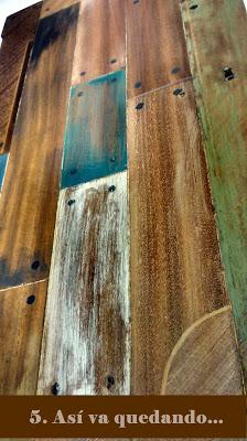 Cómo trabajamos para crear un simil madera recuperada