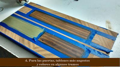 Cómo trabajamos para crear un simil madera recuperada