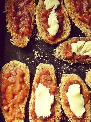 Milanesas de berenjenas al horno