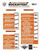 Horarios Rockin' Fest 2016
