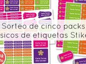 Ganadores Sorteo cinco packs básicos etiquetas Stikets