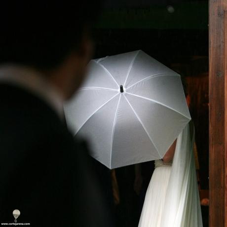 Boda con lluvia