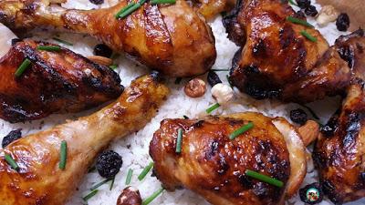 Pollo caramelizado