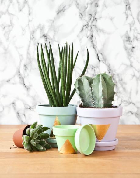 9 diy con pan de oro