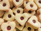 Galletas linzer mermelada frambuesa.