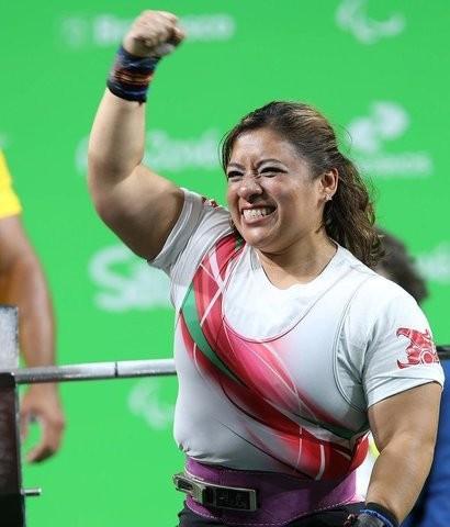 Amalia Pérez gano oro en powerlifting Amalia Pérez gano oro en powerlifting