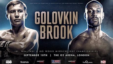 Gennady Golovkin vs Kell Brook en Vivo – Sábado 10 de Septiembre del 2016