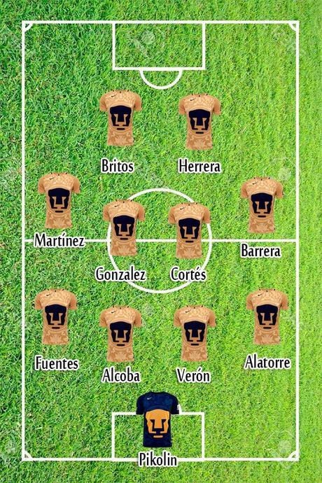 Posible alineación de Pumas ante Querétaro