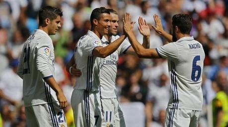 Real Madrid goleó 5-2 a Osasuna con un gol de Cristiano Ronaldo