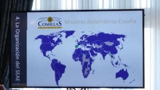 Mapa de las misiones diplomáticas de España