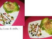 Ensalada vinagreta berberechos