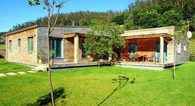 Cabana Rustica de Madera y Piedra