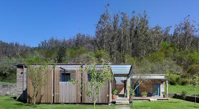 Cabana Rustica de Madera y Piedra