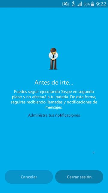 Skype y tu batería no son buenos amigos