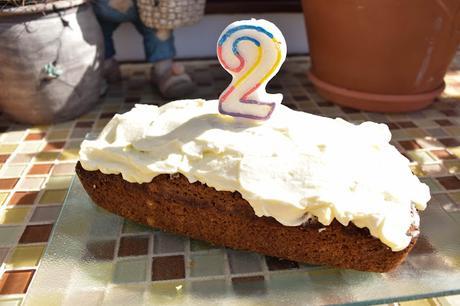 Carrot Cake Sin Gluten. 2 cumple blog.