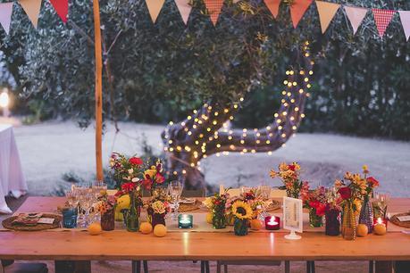 mesa presidencial boda www.bodasdecuento.com