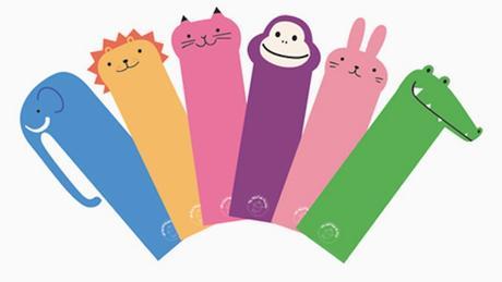 6 marcapáginas infantiles para imprimir gratis