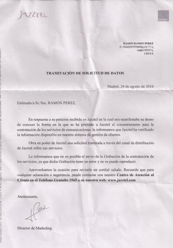 Jazztel y sus políticas de engaños a los más mayores