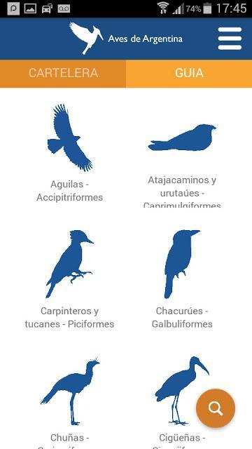 Aves de Argentina, novedosa aplicación para celulares Aves de Argentina, novedosa aplicación para celulares