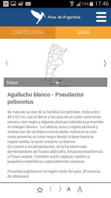 Aves de Argentina, novedosa aplicación para celulares Aves de Argentina, novedosa aplicación para celulares