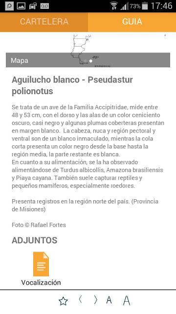 Aves de Argentina, novedosa aplicación para celulares Aves de Argentina, novedosa aplicación para celulares