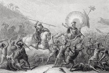 13 jinetes contra el Imperio azteca (Otumba 1521)