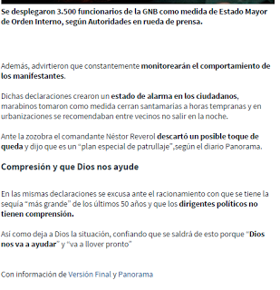 ¿Toque de queda o Estado de Orden Interno?: más de 3 mil GNB en Maracaibo